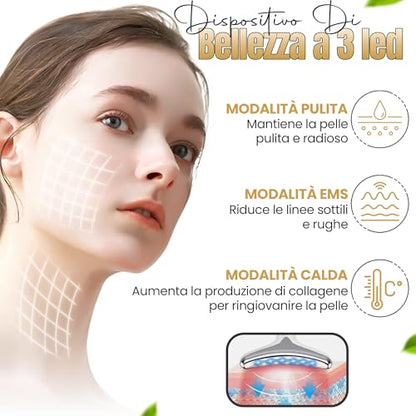 Kepsa Massaggiatore Facciale EMS Antirughe